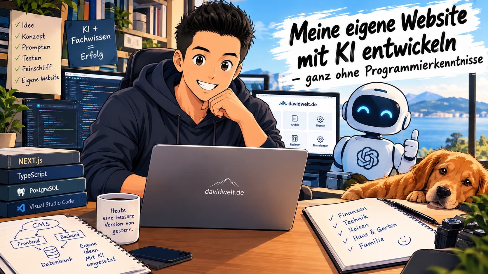 Meine eigene Website mit KI entwickeln – ganz ohne Programmierkenntnisse