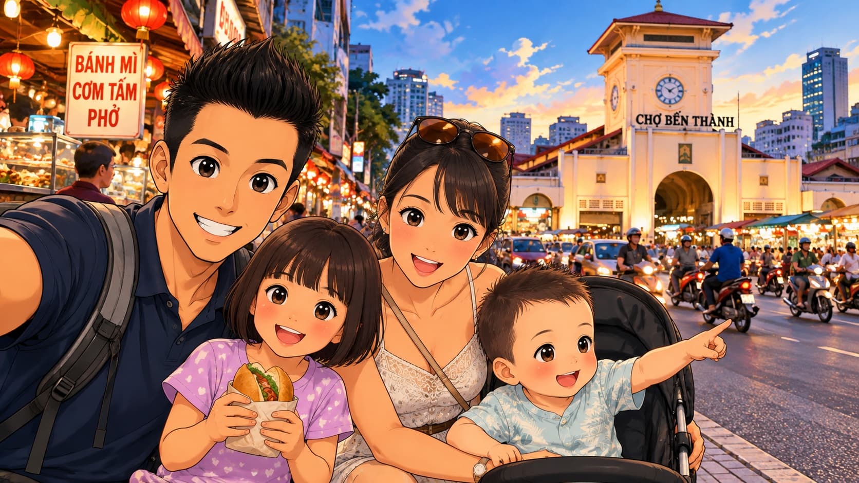 Sechs Tage Saigon mit zwei kleinen Kindern – zwischen Großstadtchaos und Familienabenteuer