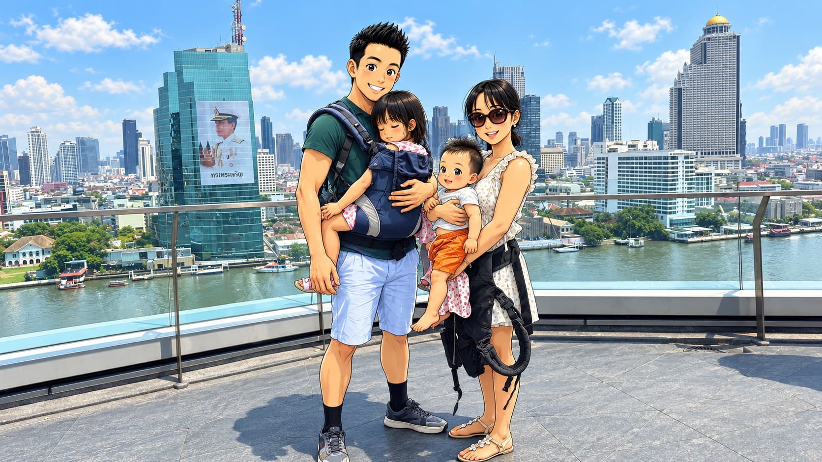 Sieben Tage Bangkok mit zwei kleinen Kindern