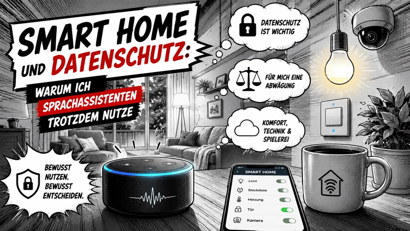 Smart Home und Datenschutz: Warum ich Sprachassistenten trotzdem nutze